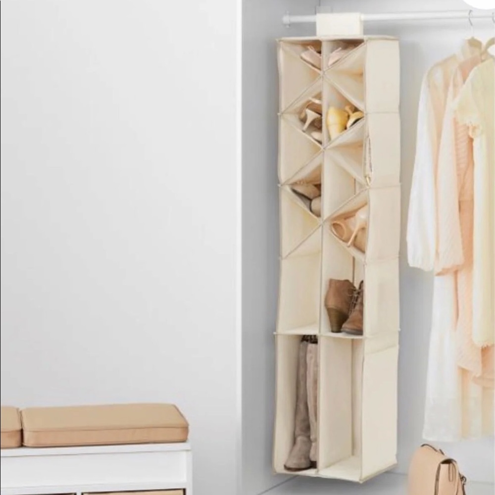 Real Simple shoe and boot Organizer Natural